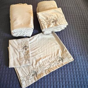 A/ two sets of Queen Sized Sheets, Zebid Microfiber. NWOT